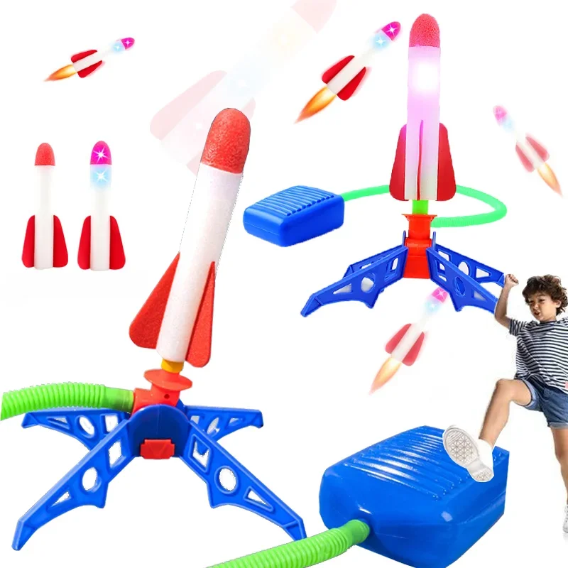 Outdoor Sport For Kids - Kids Rocket Launcher Outdoor Stomp Soaring