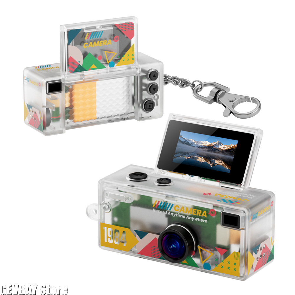 Outdoor Sport For Kids - G62 Retro Mini Keychain Thumb Camera,
