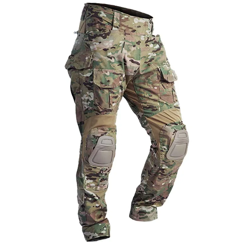Outdoor Sport Climbing Gear - G3 Combat Pants +Pads Elastic Sport