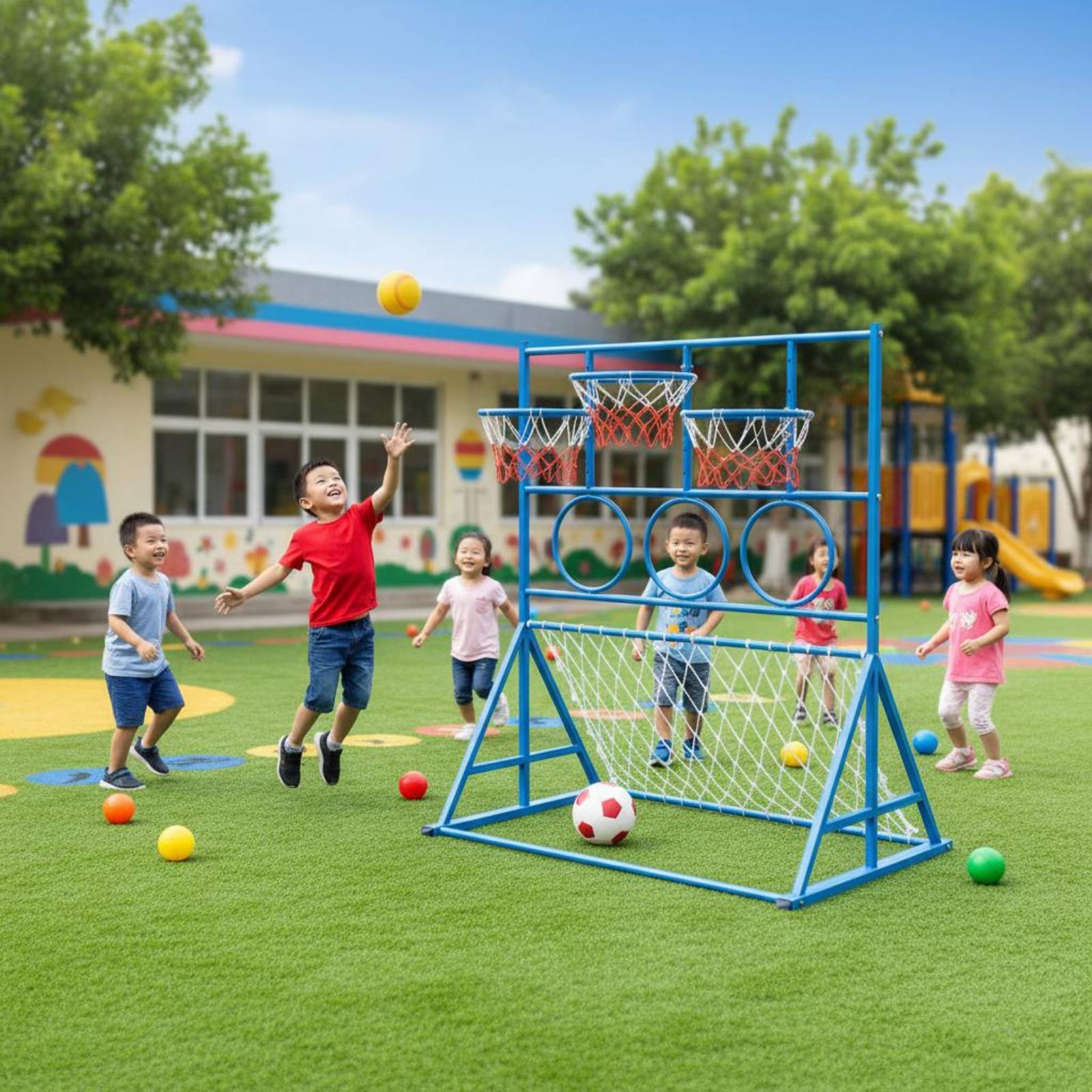 Multi Sport Game Stand Outdoor - đánh giá và giá Outdoor Sports Center