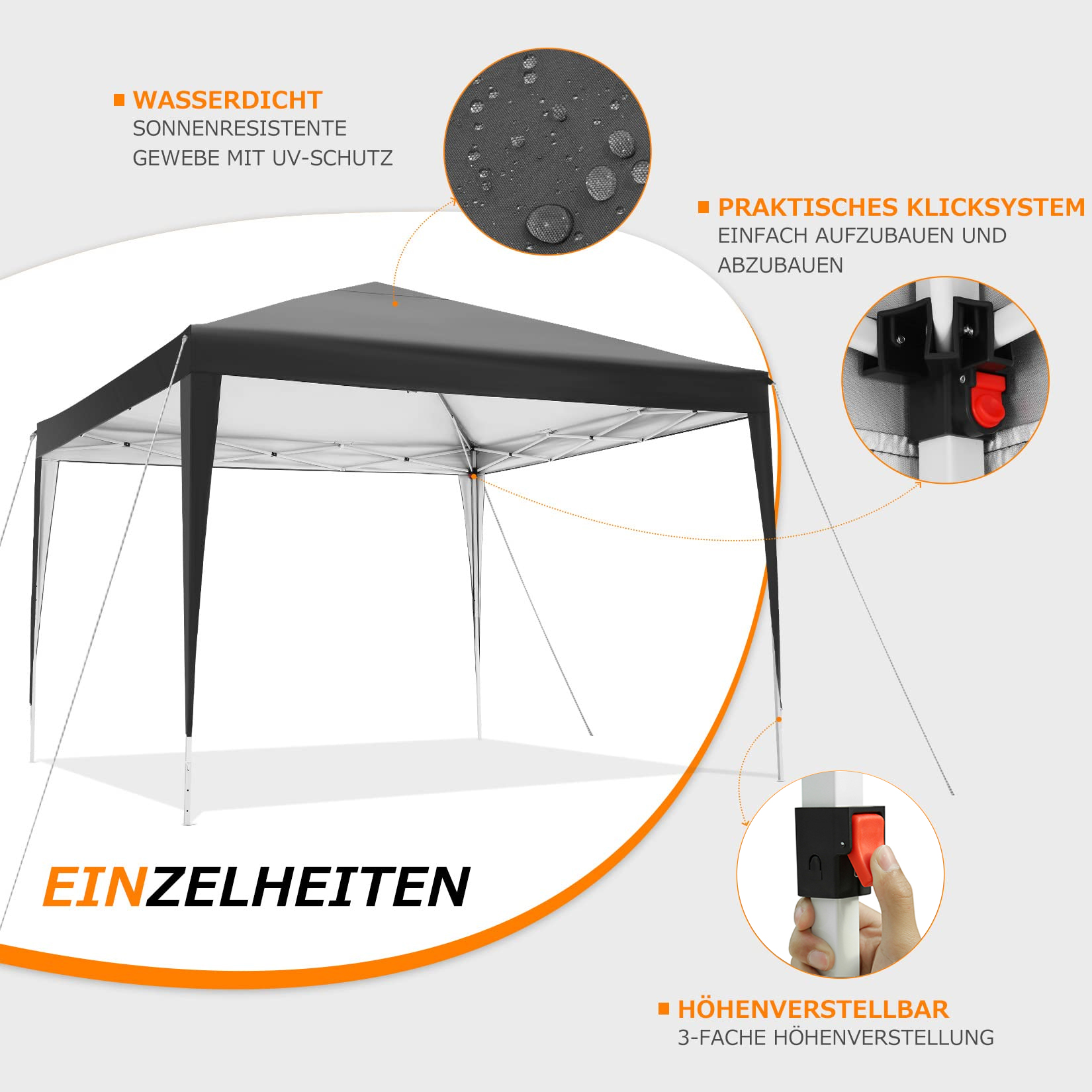 10x10FT Pop up Canopy Tent, 10 - đánh giá và giá Outdoor Sports Center